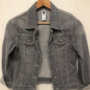 Gap grey denim jacket size small